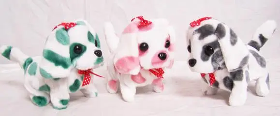 Battery Oper Multi Colored Spotted Dalmation Walking Barking Dog 1