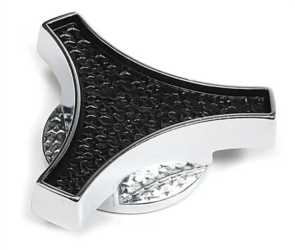 Air Cleaner Wing Nut Tri-Wing Chrome/Black 1