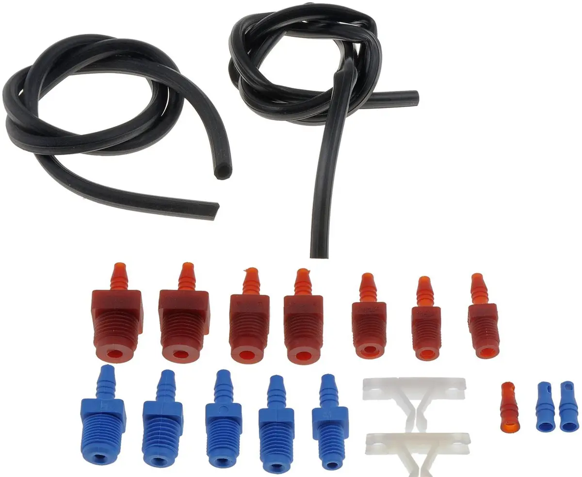 Master Cylinder Bleeder Kit, Hoses, Clips, Fittings 1