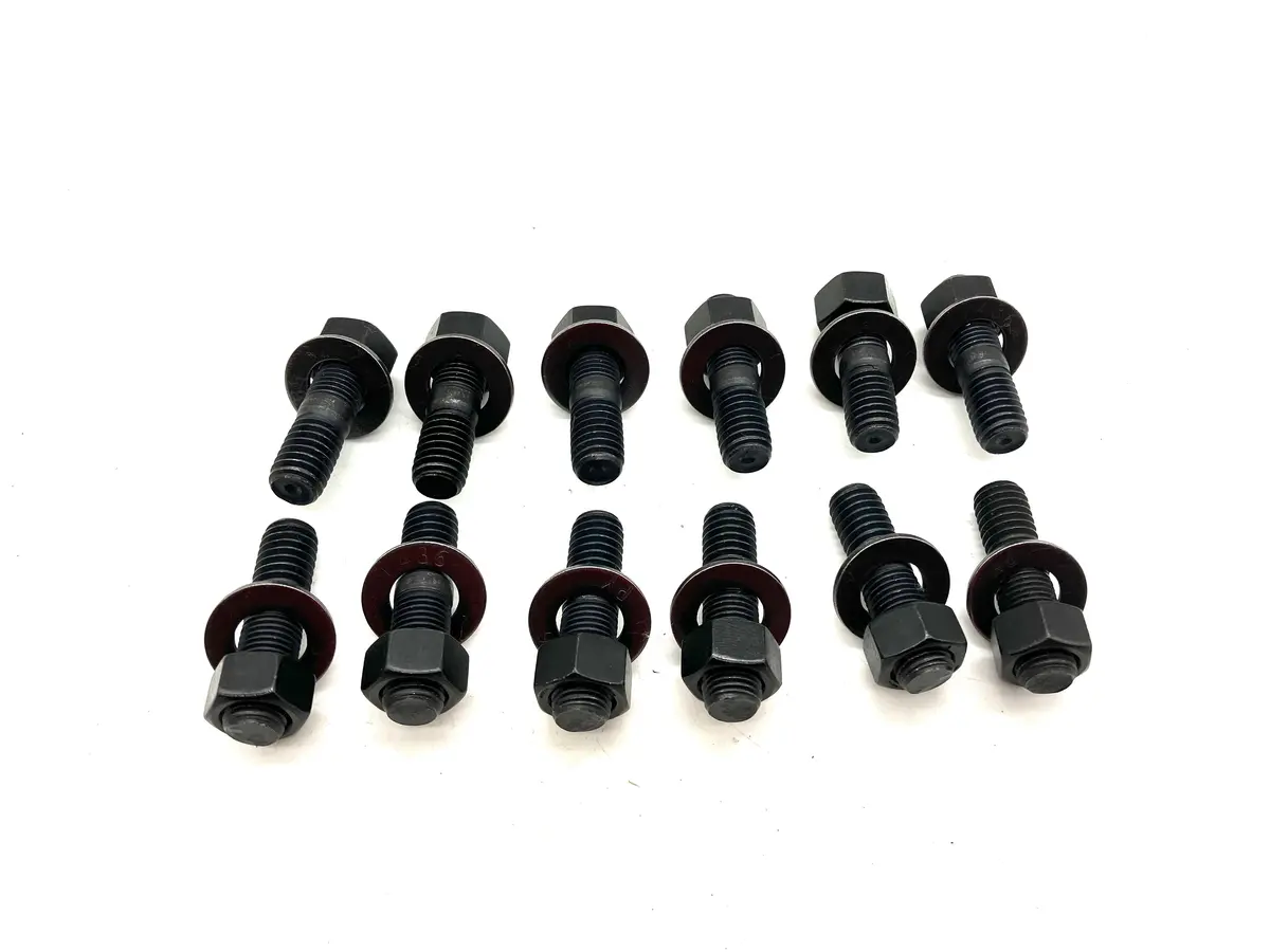 Exhaust Stud & Nut Set Small Block With Headers Qty 12 1