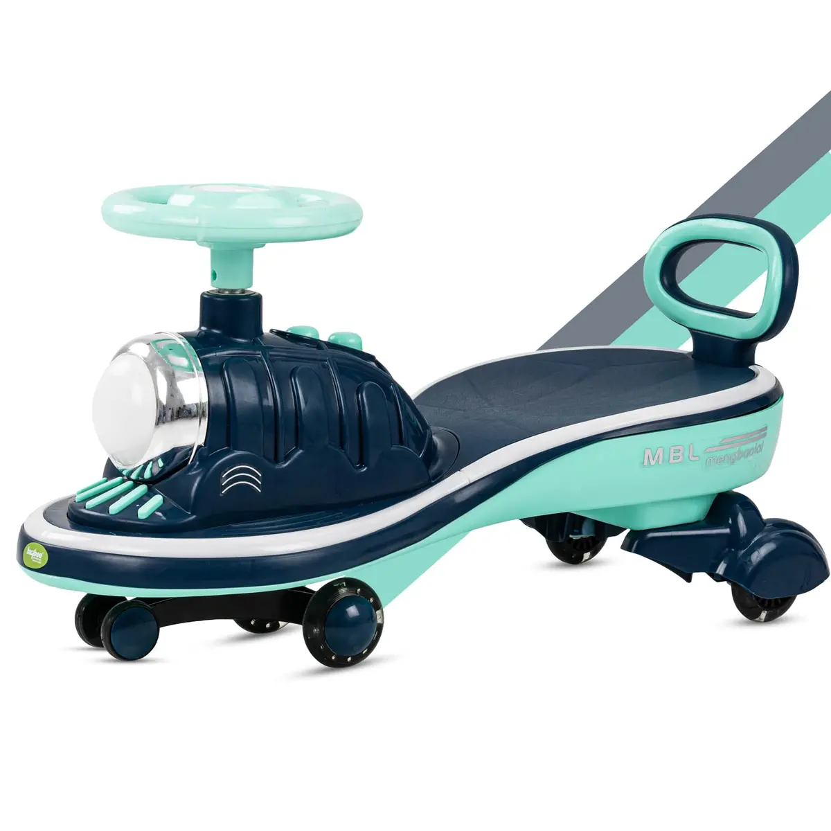 Metro Magic Swing Car Kids/Baby Rider Scratch Free Twister Ride On For Kids Of Above 3+ Years Strongest & Smoothest Pu Wheels 85 Kg Weight Capacity & Abec 7 Bearing 2