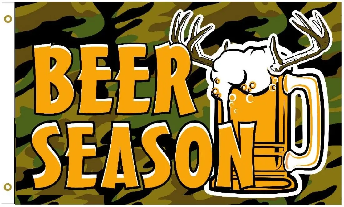 Beer Season Drinking (3Ft X 5Ft) Flag 1