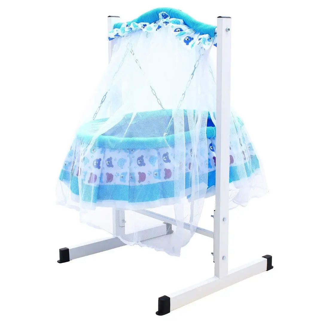Newborn Baby Cradle For Kids | Baby Bedding With Mosquito Net Lightweight Swing Cradle Transportable 1