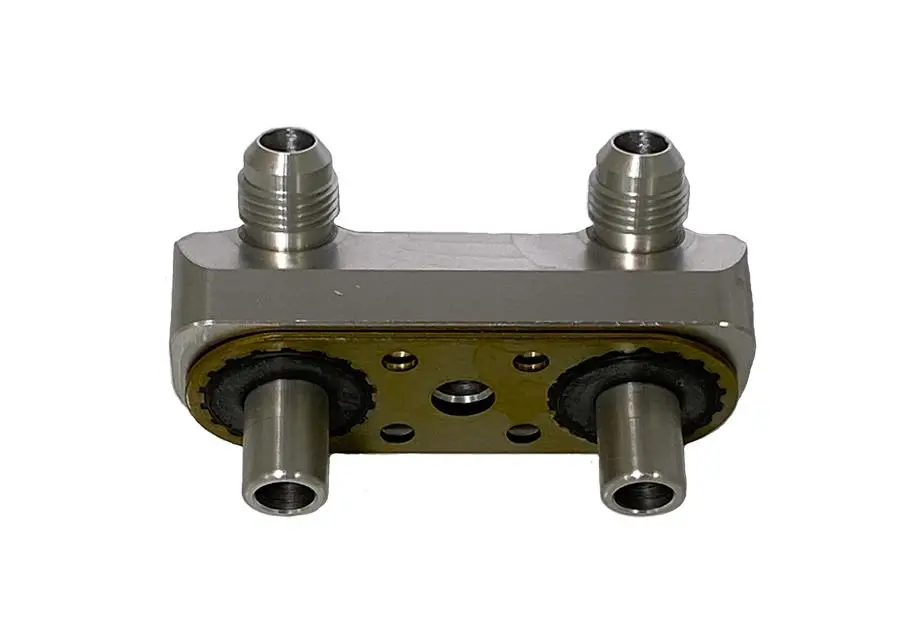 Low Profile Transmission Cooler Manifold Adapter 6L80e 6L90e 8L90e 10L80e 10L90e 2