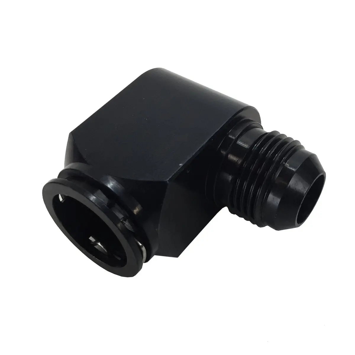 Lt4, Lt5 & Lsa Intercooler Quick Connect 10 An Adapter - 90 Degree - Billet 1