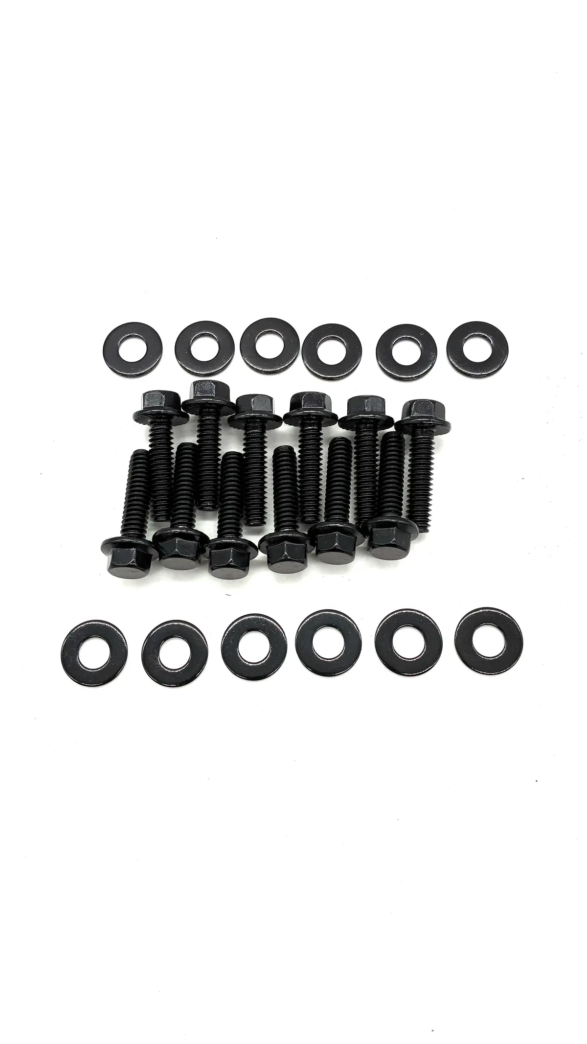 Valve Cover Bolt Set 1/4-20 X 1" 12 Pcs Black 1