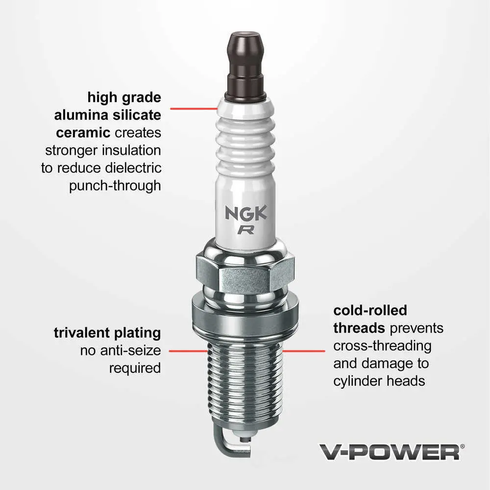 Spark Plugs Ngk V-Power Big Block Set Of 8 1