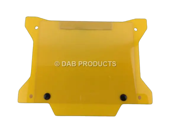 Dab Products Factory Trials Number Board Plate With Window Yellow 1