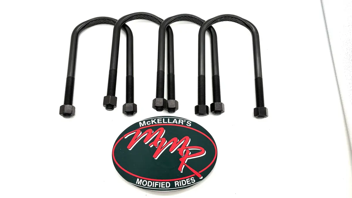 U Bolts 3" Rear Axle Oem Type 1/2 Set Of 4 1