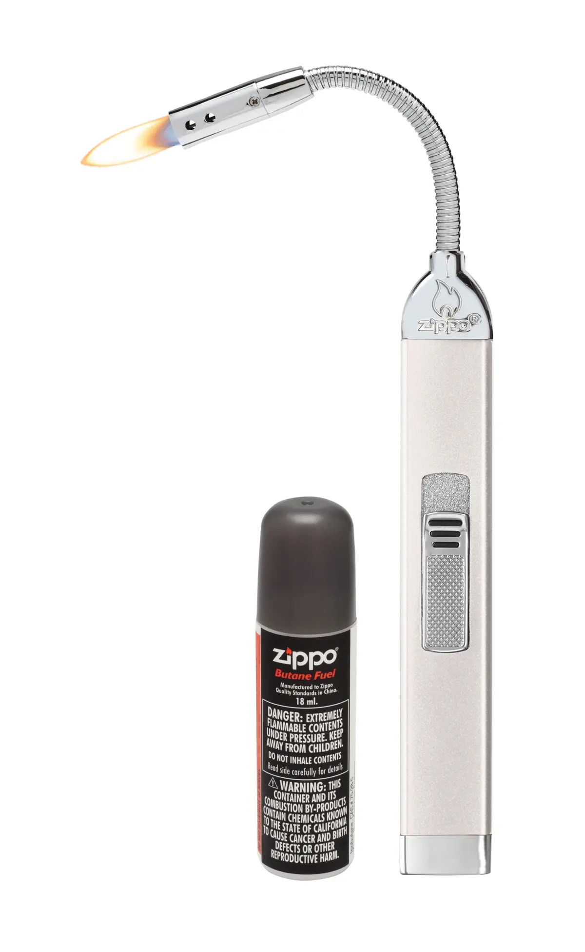Mini Flex Neck Candle Lighter With Butane Canister 1