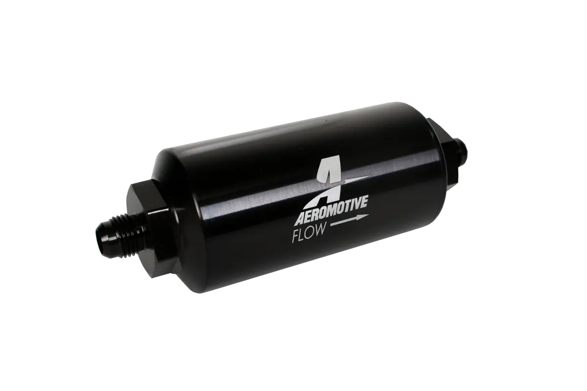 E85 Inline Fuel Filter, 10 Micron, 6 8 10 An 1