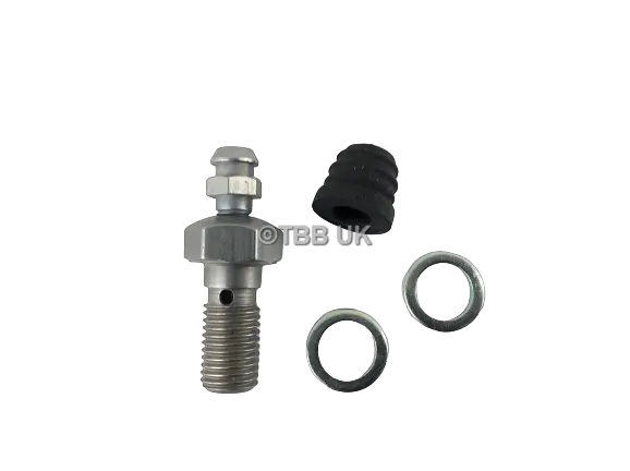 Braktec M8 X 1.00 Banjo Bolt With Bleed Nipple 1