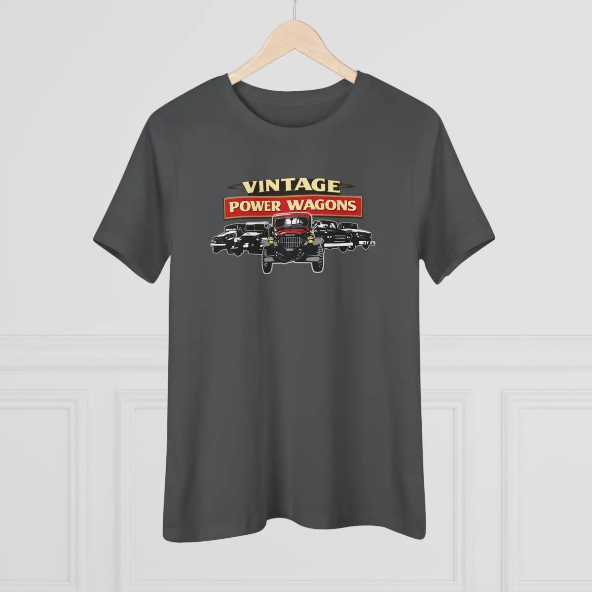 Vintage Power Wagons Women's Tee - Classic Vpw Lineup Bella Shirt 4