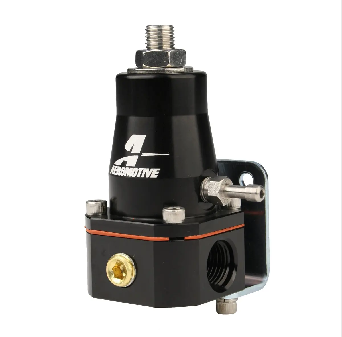 Compact Adjustable Fuel Pressure Regulator 40-75 Psi 13136 Aeromotive 1