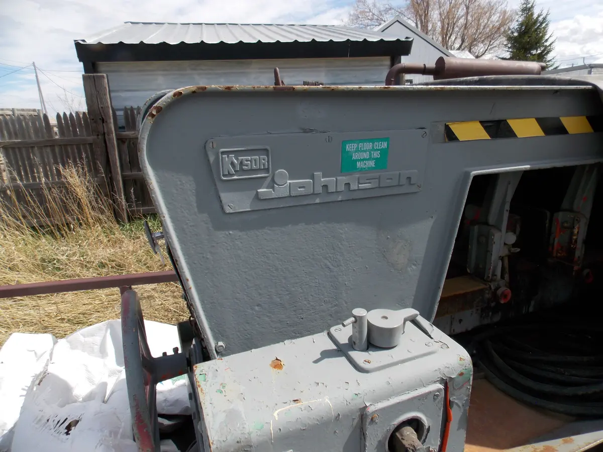 Kysor Johnson  Metal Band Saw .& Trailer  Super Heavy Duty 1