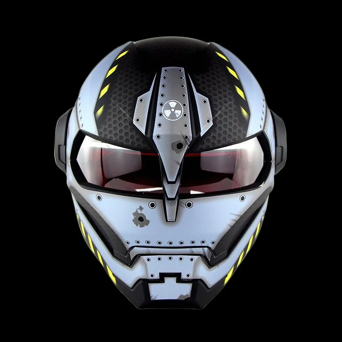 Cyborg Invasion Dot Flip Up Helmets 19