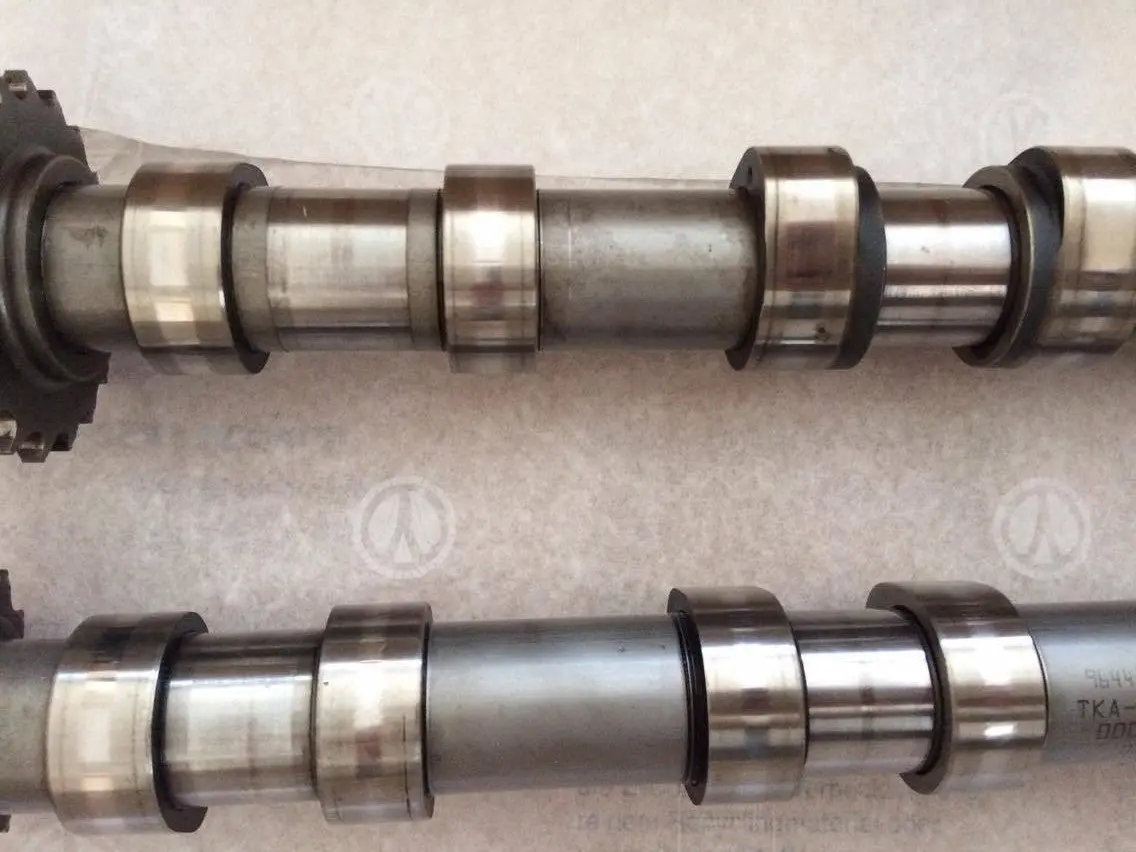 Ford Focus C-Max S-Max Mondeo Galaxy Volvo C30 S40 V50 S80 Peugeot 306 307 308 406 407 607 806 807 Expert Citroen Xsara Jumpy C4 C5 C8 2.0 Duratorq Tdci Hdi Diesel Engine Pair Of Camshaft In Intake Inlet Ex Exhaust 9644216280 9644216180 2