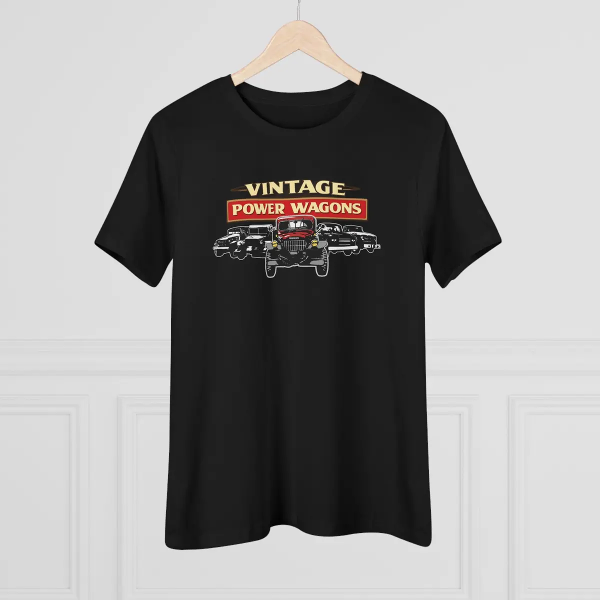 Vintage Power Wagons Women's Tee - Classic Vpw Lineup Bella Shirt 7
