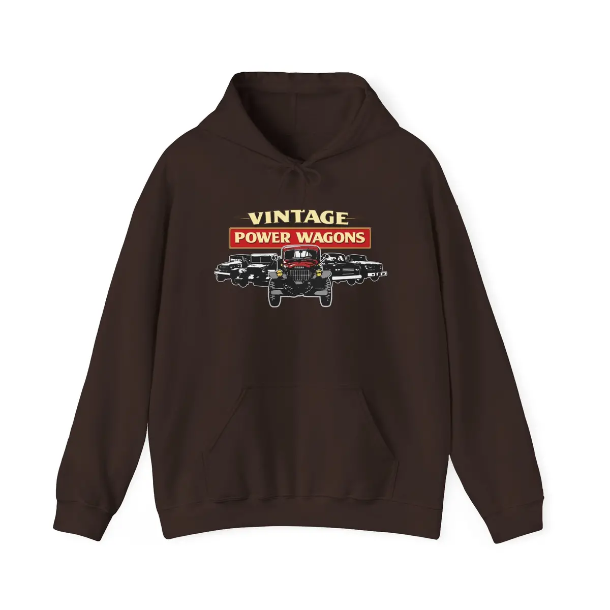 Retro Vintage Power Wagon Hoodie – VPW-Themed Pullover Sweatshirt - Image 8