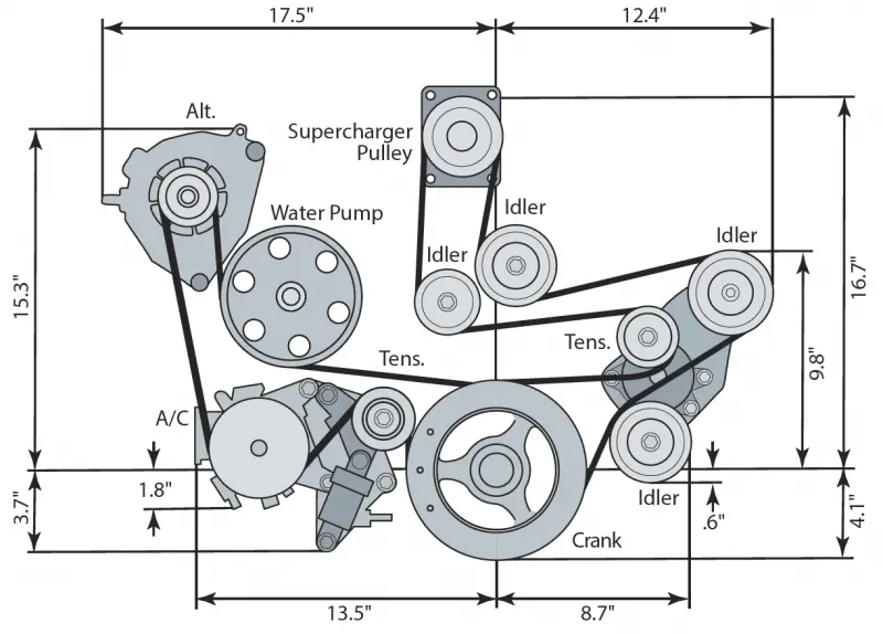 Lt5 Accessory Drive - Serpentine 19417240 1