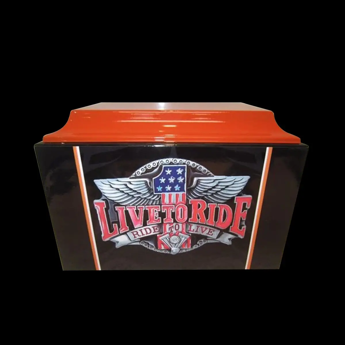 Biker Cremation Urn—Cube 1