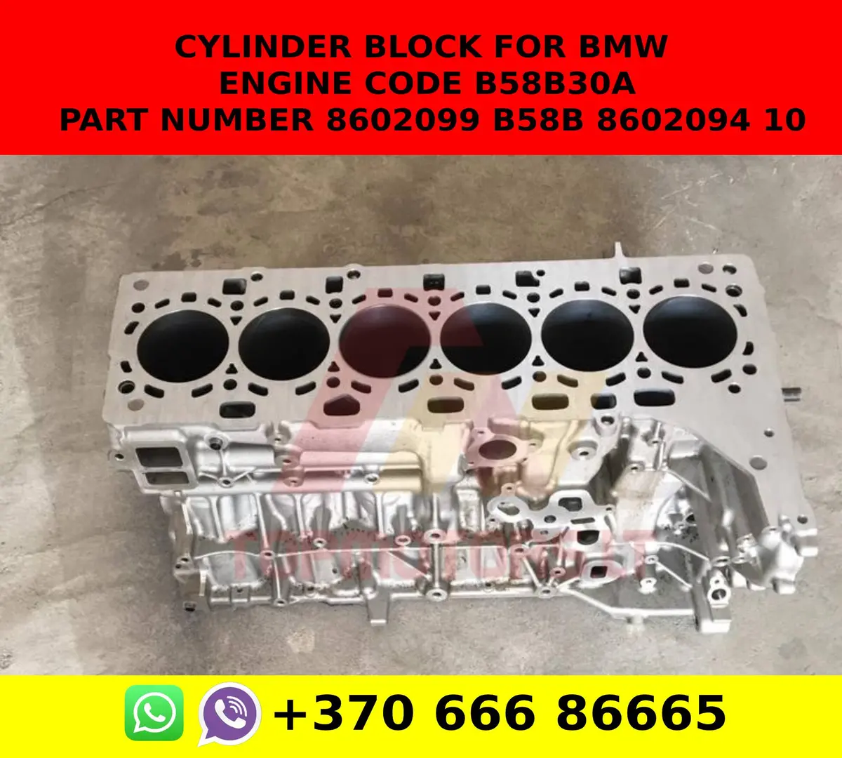 Cylinder Block For Bmw Engine Code B58b30a Part Number 8602099 B58b 8602094 10 1