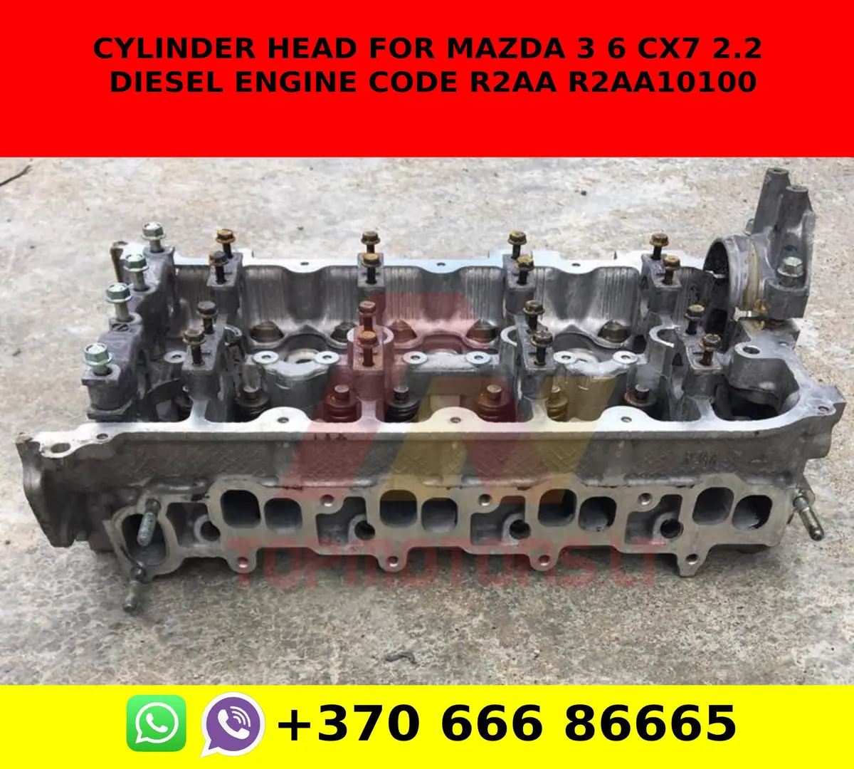 Cylinder Head For Mazda 3 6 Cx7 2.2 Diesel Engine Code R2aa R2aa10100 1