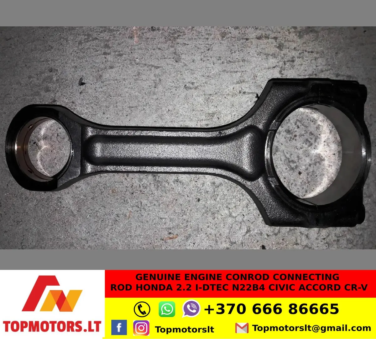 Genuine Engine Conrod Connecting Rod Honda 2.2 I-Dtec N22b4 Civic Accord Cr-V 1