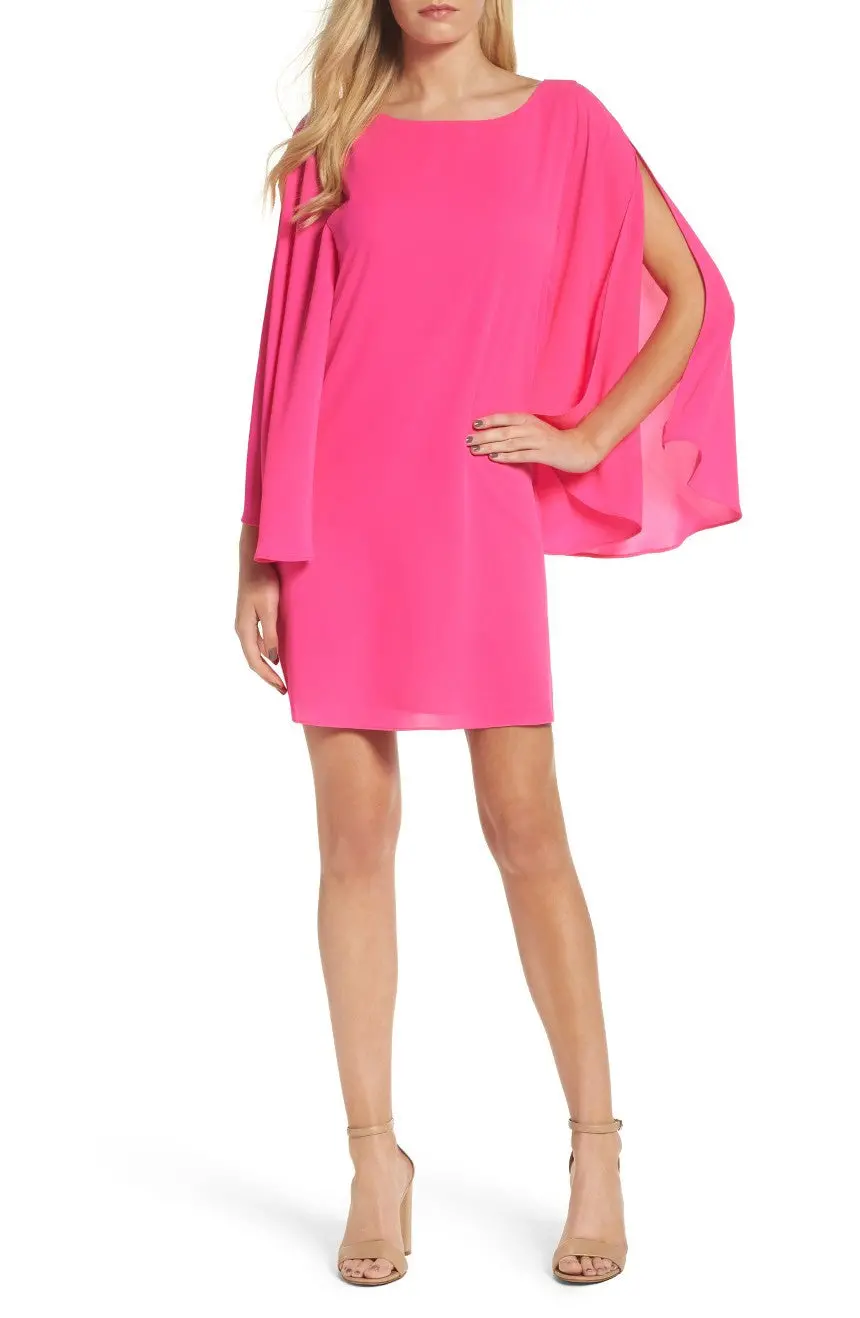 Butterfly Sleeve Shift Dress 1