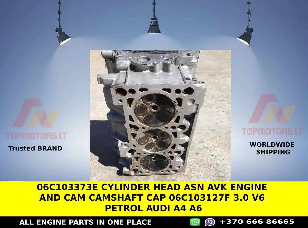 06C103373e Cylinder Head Asn Avk Engine And Cam Camshaft Cap 06C103127f 3.0 V6 Petrol Audi A4 A6 1