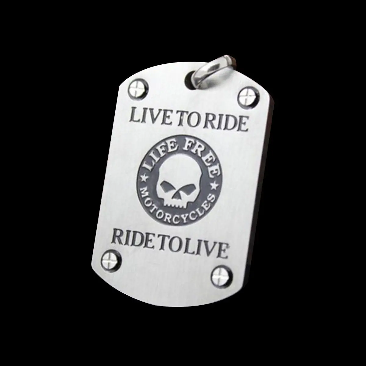 Live To Ride Dog Tag 1