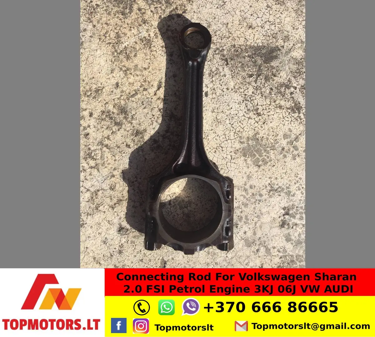 Connecting Rod For Volkswagen Sharan 2.0 Fsi Petrol Engine 3Kj 06J Vw Audi 1