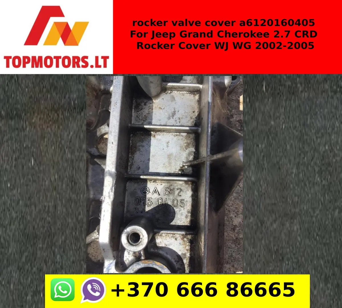 Rocker Valve Cover A6120160405 For Jeep Grand Cherokee 2.7 Crd Rocker Cover Wj Wg 2002-2005 1