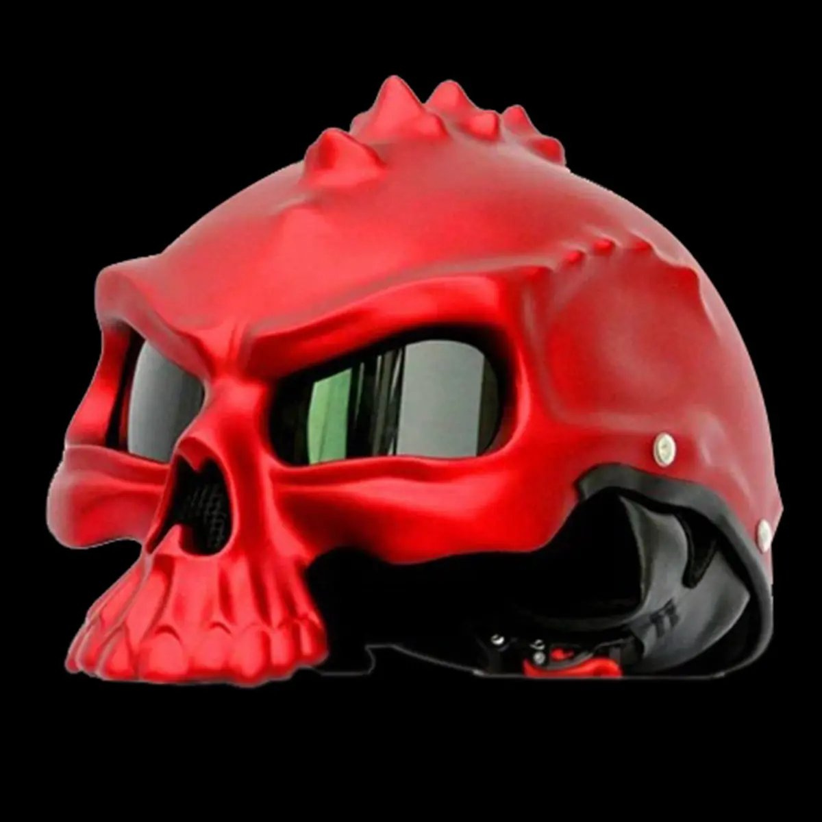 Half-Face Skull Helmet 1