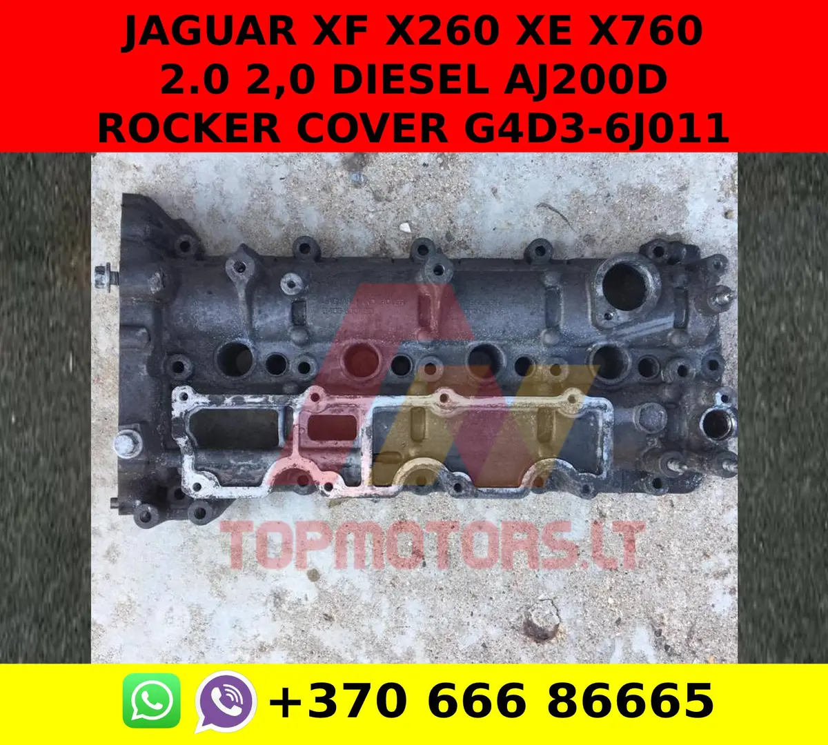 Jaguar Xf X260 Xe X760 2.0 2,0 Diesel Aj200d Rocker Cover  G4d3-6J011 1