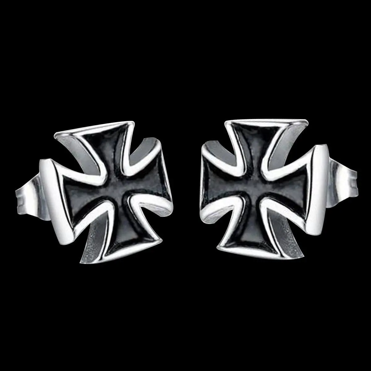 Iron Cross Earrings 1