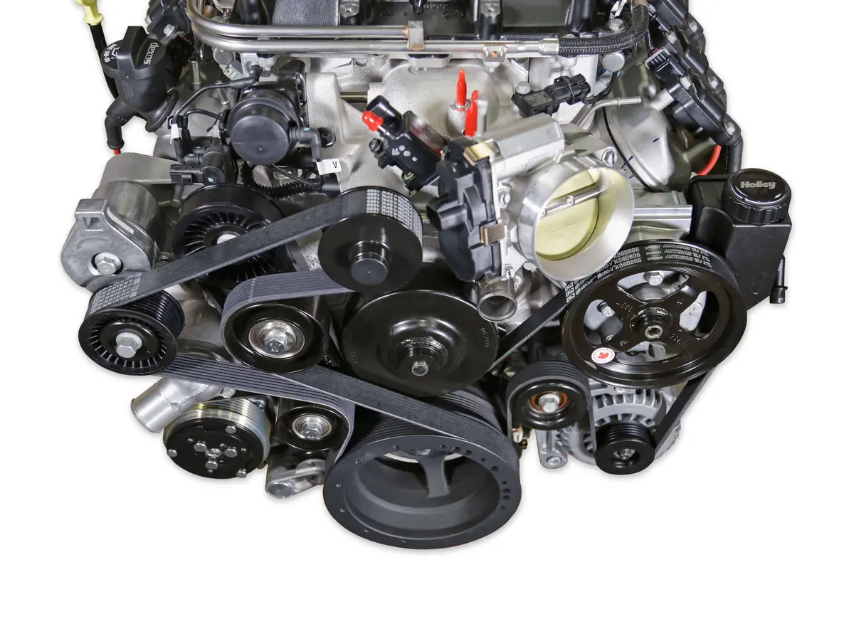 Holley Lsa Accessory Drive W/Low Mount Ac - Serpentine Belt 1