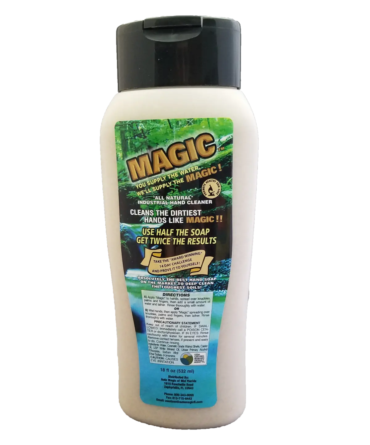 Magic Hand Soap W/Walnut Shells 1