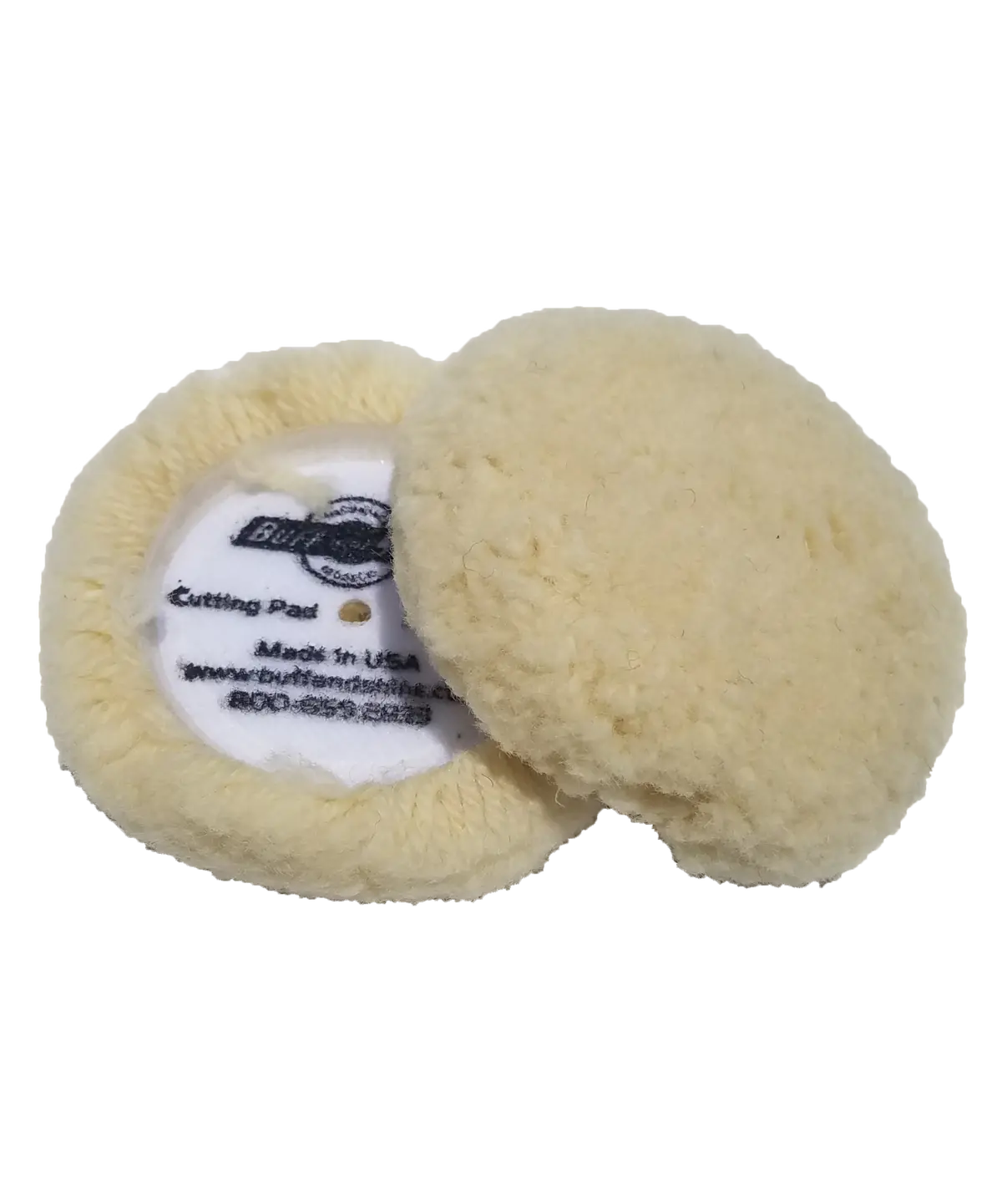 Wool Buffing Pads- 3" (2/Pk) 1