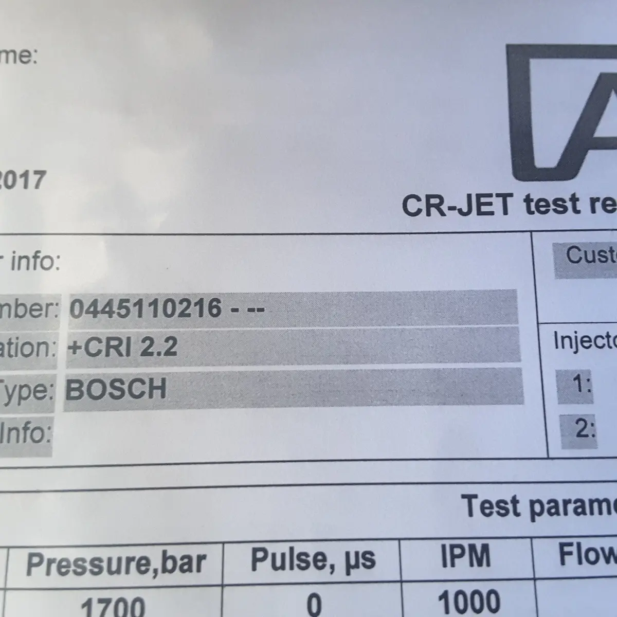 Tested 2005 Bmw 5 Series E60 1995Cc Diesel Bosch Fuel Injector 0445110216 204D4 120 Kw 2.0 2