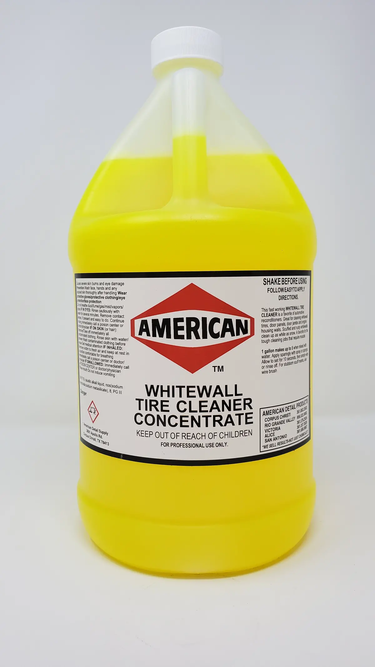 White Wall Tire Cleaner Concentrate 1