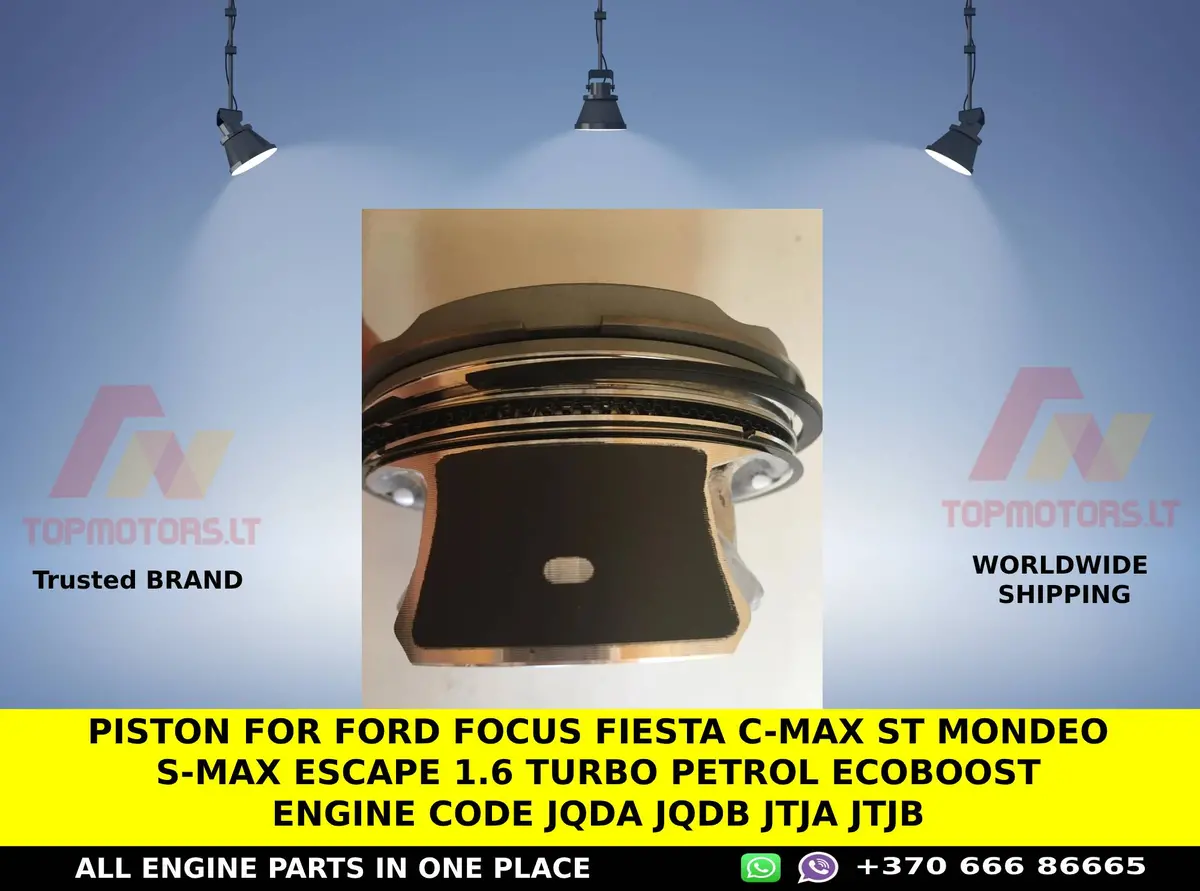 Piston For Ford Focus Fiesta C-Max St Mondeo S-Max Escape 1.6 Turbo Petrol Ecoboost Engine Code Jqda Jqdb Jtja Jtjb 1