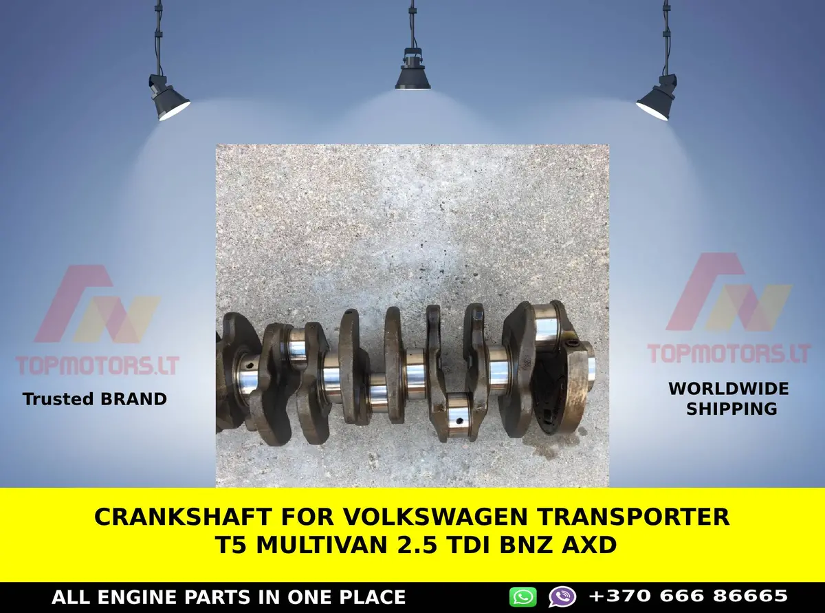 Crankshaft For Volkswagen Transporter T5 Multivan 2.5 Tdi Bnz Axd 1