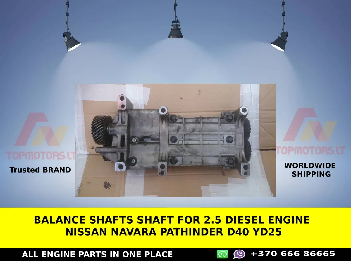 Balance Shafts Shaft For 2.5 Diesel Engine Nissan Navara Pathinder D40 Yd25 1