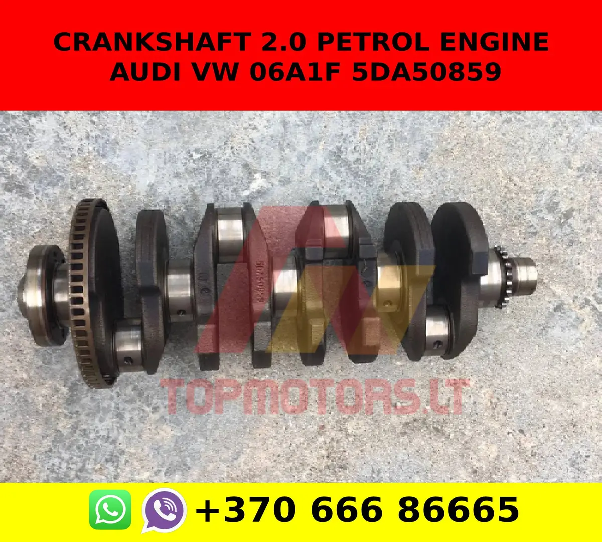 Crankshaft 2.0 Petrol Engine Audi Vw 06A1f 5Da50859 1
