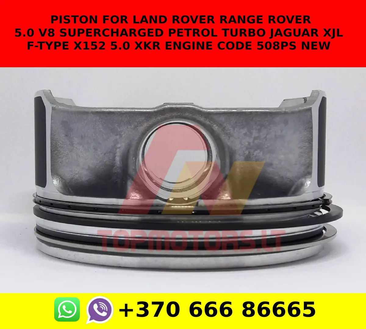 Oooo Piston For Land Rover Range Rover 5.0 V8 Supercharged Petrol Turbo Jaguar Xjl F-Type X152 5.0 Xkr Engine Code 508Ps New Oooo 1