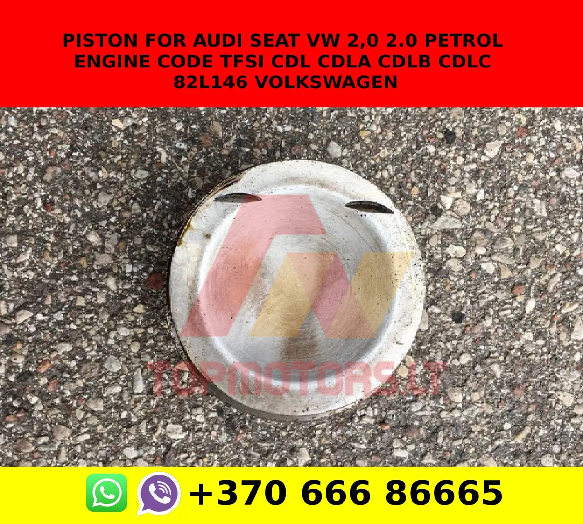 Piston For Audi Seat Vw 2,0 2.0 Petrol Engine Code Tfsi Cdl Cdla Cdlb Cdlc 82L146 Volkswagen 1