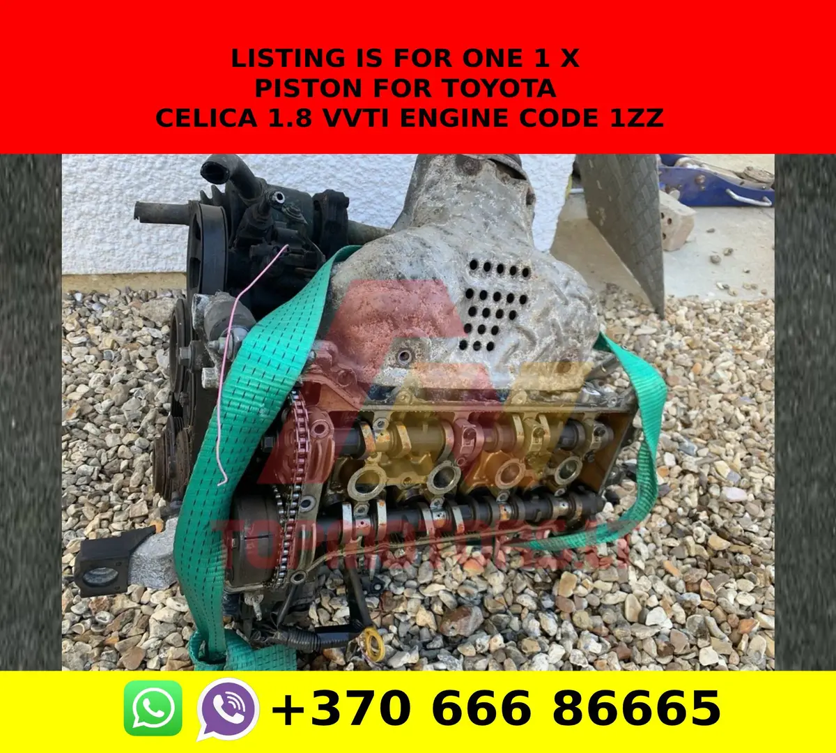 Listing Is For One 1 X Piston For Toyota Celica 1.8 Vvti Engine Code 1Zz 1