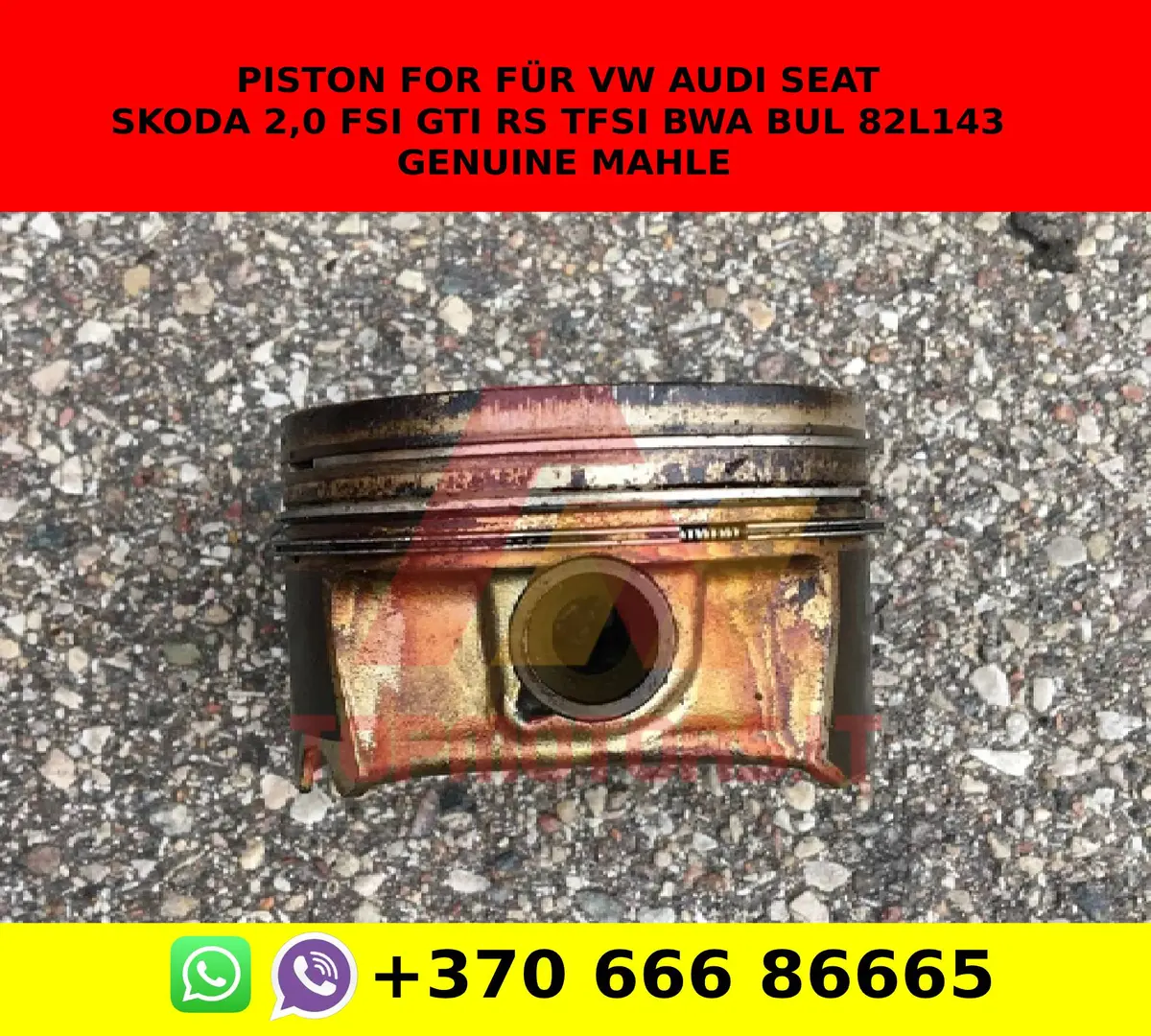Piston For Für Vw Audi Seat Skoda 2,0 Fsi Gti Rs Tfsi Bwa Bul 82L143 Genuine Mahle 1