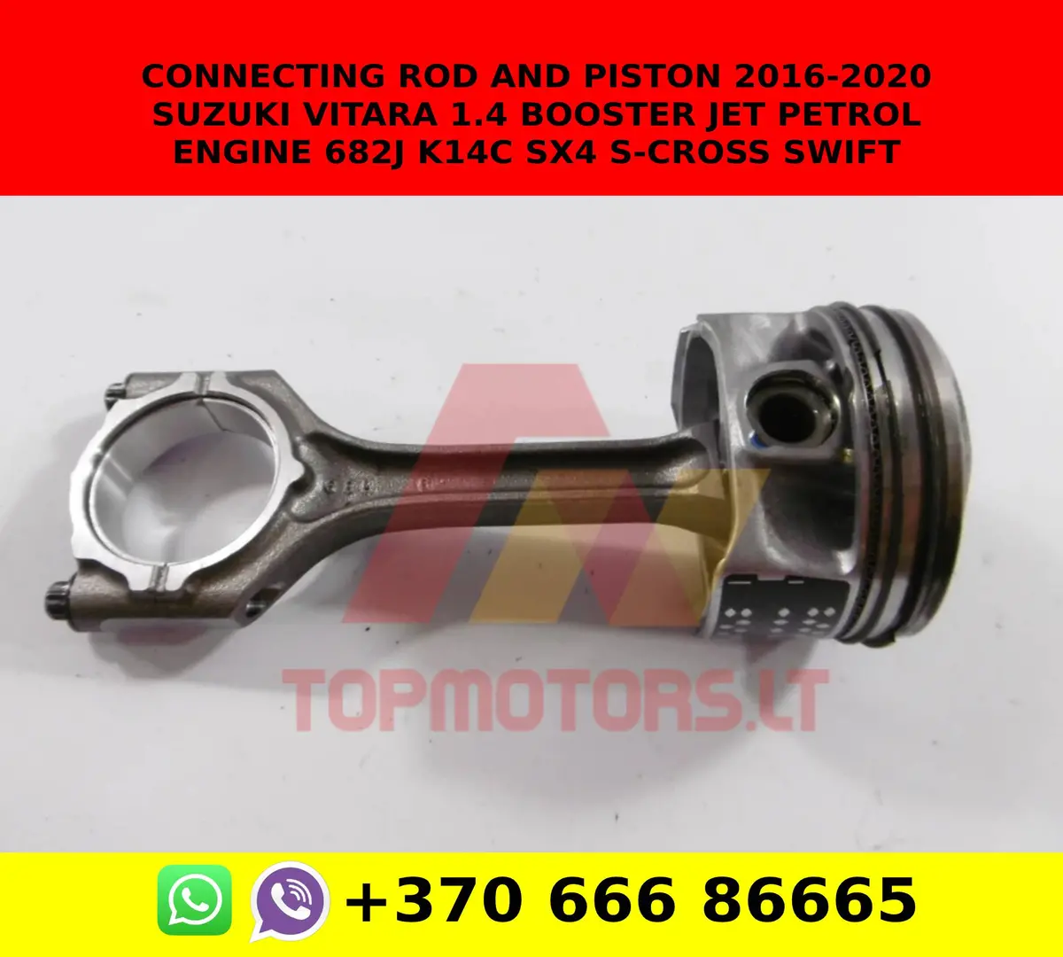 Connecting Rod And Piston 2016-2020 Suzuki Vitara 1.4 Booster Jet Petrol Engine 682J K14c Sx4 S-Cross Swift 1